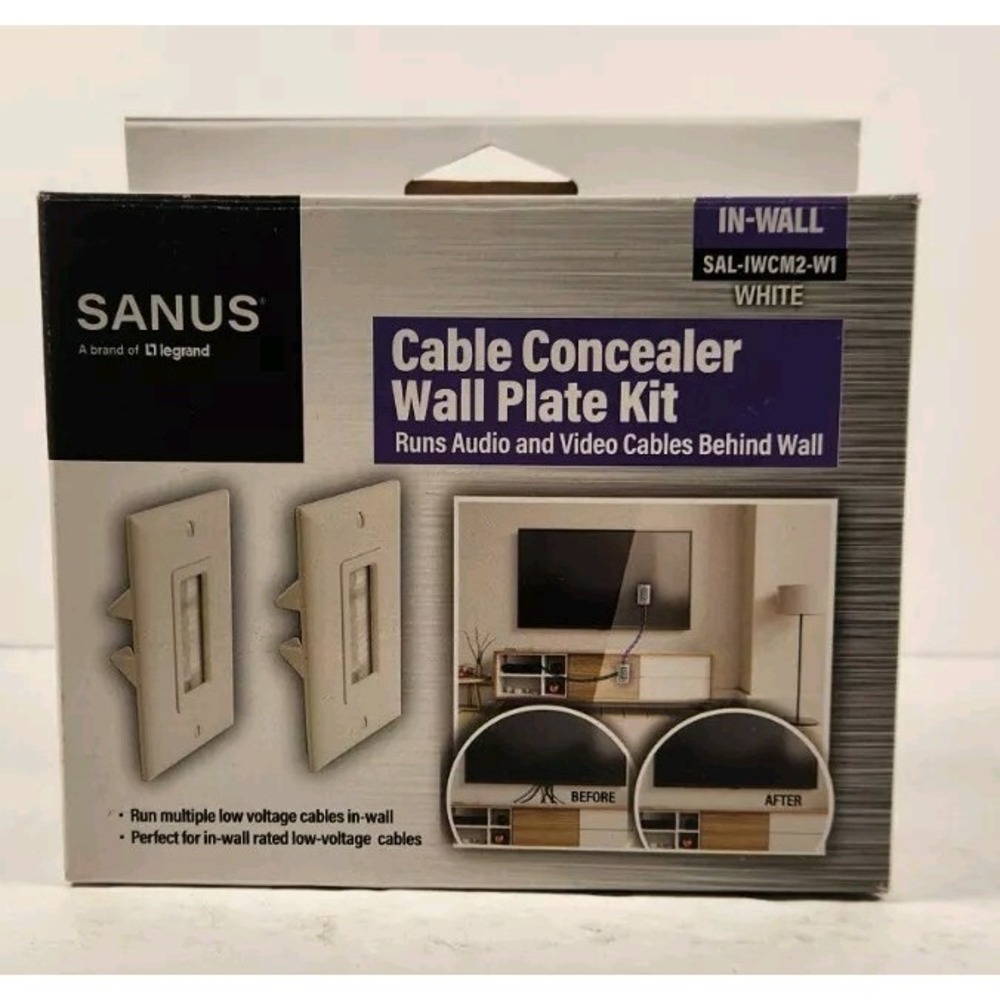 SANUS SAL-IWCM2 In-Wall Cable Access TV Management Kit (8A5)‎